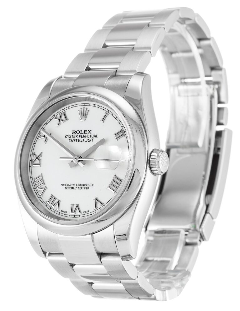Datejust White Dial 116200-2 Angle Detail