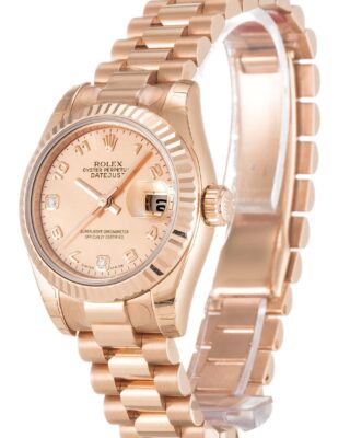Lady-Datejust Mother of Pearl - Goldust Dial 179175F Perspective View