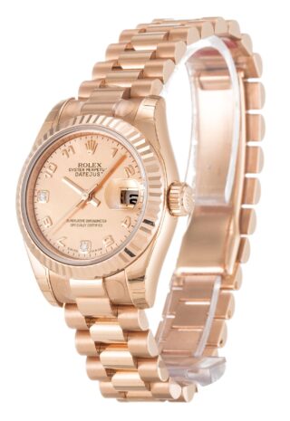 Lady-Datejust Mother of Pearl - Goldust Dial 179175F Perspective View