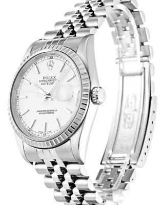 Datejust White Dial 16220-3 Perspective View