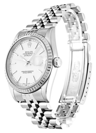 Datejust White Dial 16220-3 Perspective View