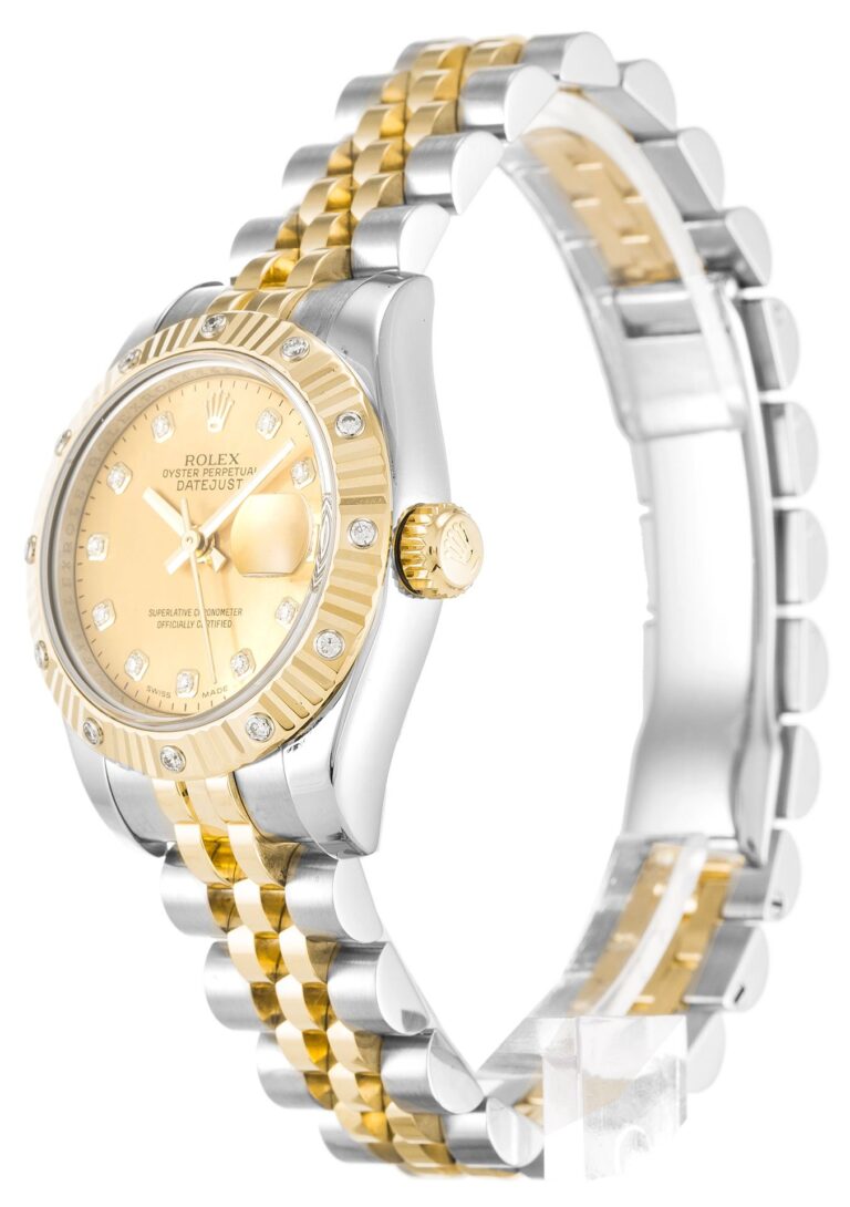 Lady-Datejust Champagne Dial 179313-2 Perspective View