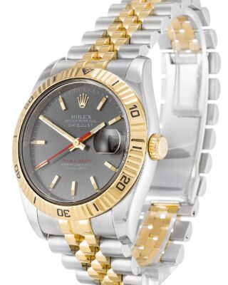 Datejust Turn-O-Graph Grey Dial 116263 Perspective View