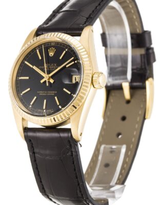Datejust Mid-Size Black Dial 6827 Perspective View