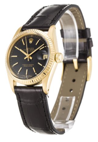 Datejust Mid-Size Black Dial 6827 Perspective View