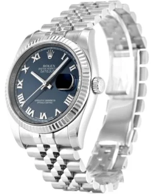 Datejust Blue Dial 116234 Perspective View