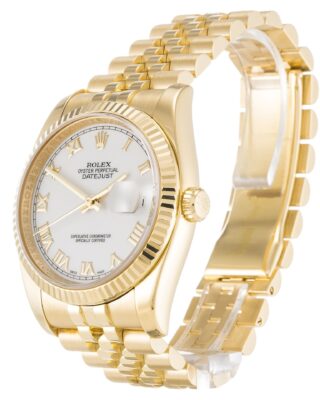Datejust White Dial 116238 Perspective View