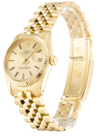 Datejust Mid-Size Champagne Dial 6827 Perspective View
