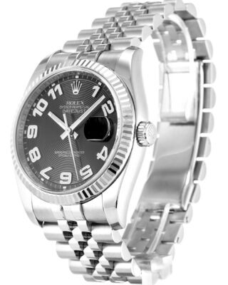 Datejust Black Dial 116234 Perspective View