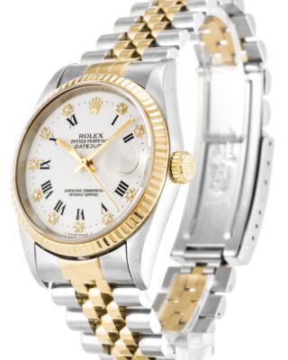 Datejust White Dial 16233 Perspective View
