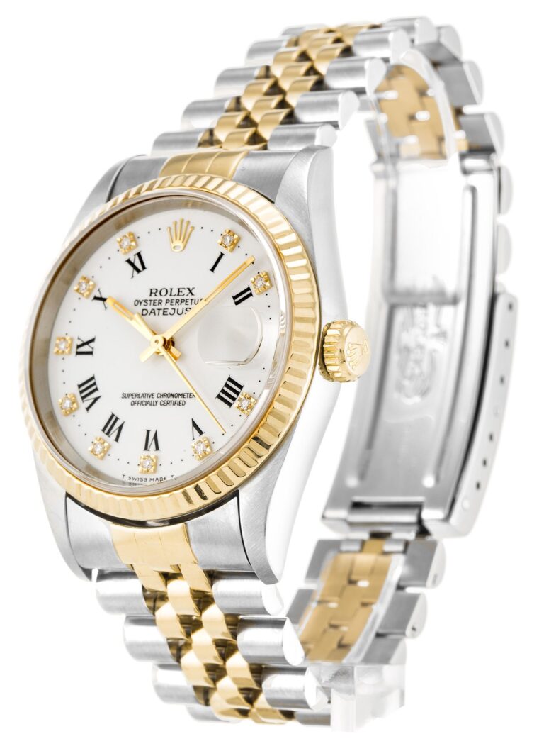 Datejust White Dial 16233 Perspective View