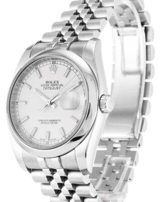 Datejust White Dial 116200 Perspective View