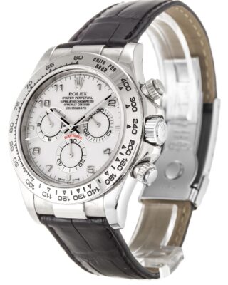 Daytona White Dial 116519 Perspective View