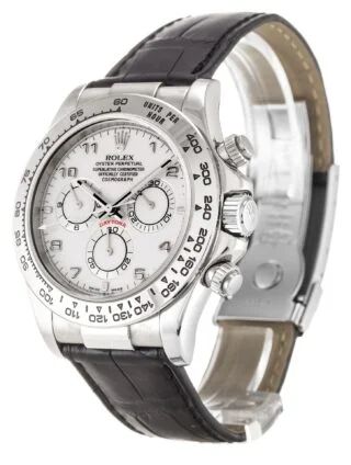 Daytona White Dial 116519 Perspective View