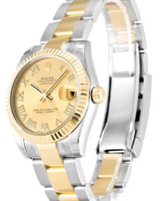 Lady-Datejust Champagne Dial 178273-2 Perspective View