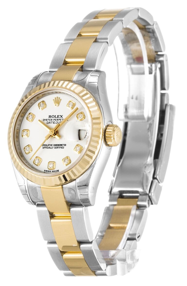 Lady-Datejust White Dial 179173 Angle Detail