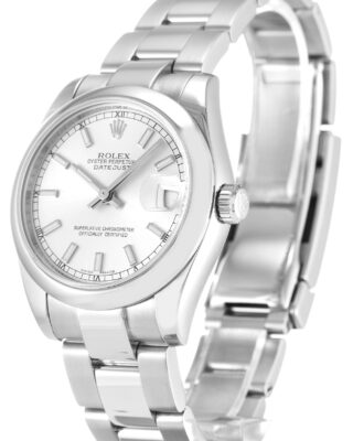 Lady-Datejust Silver Dial 178240 Perspective View