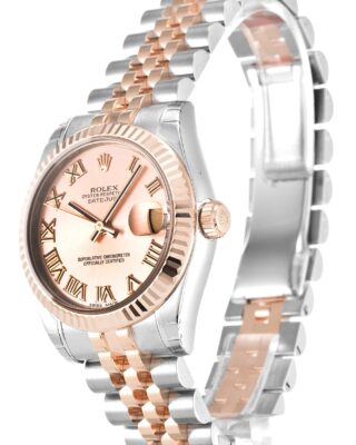Datejust Mid-Size Pink Dial 178271 Perspective View