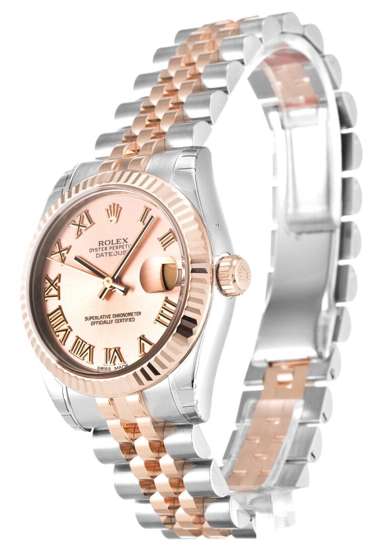 Datejust Mid-Size Pink Dial 178271 Perspective View