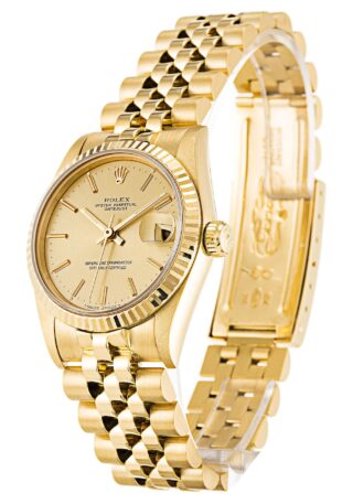 Datejust Mid-Size Champagne Dial 68278 Perspective View