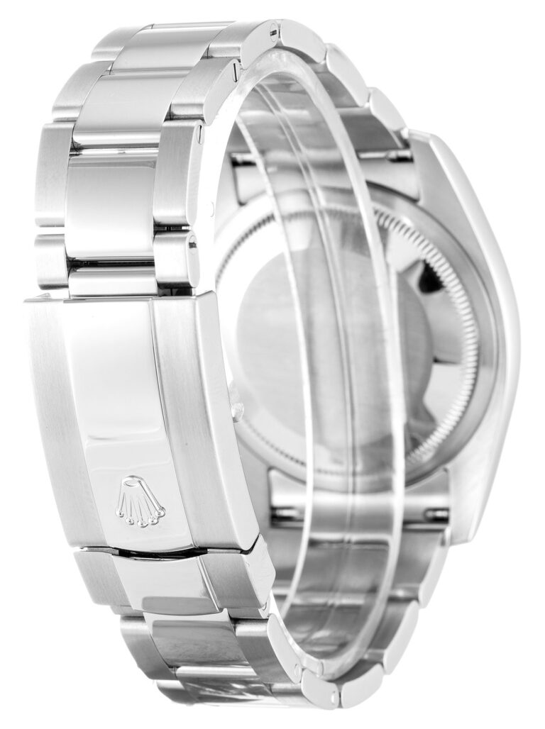 Datejust Brown Floral Dial 116200 Angle Detail