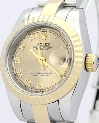 Lady-Datejust Yellow Gold Dial 179163 Perspective View