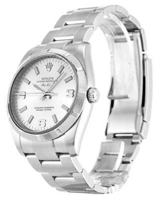 Air-King Silver Dial 114210 Perspective View