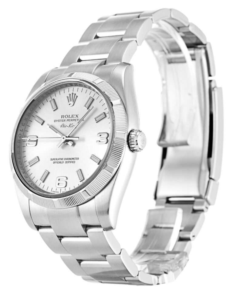 Air-King Silver Dial 114210 Perspective View