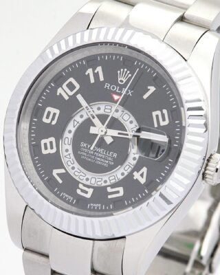 Sky-Dweller Black Dial 326938 Perspective View