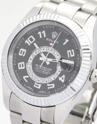 Sky-Dweller Black Dial 326938 Perspective View