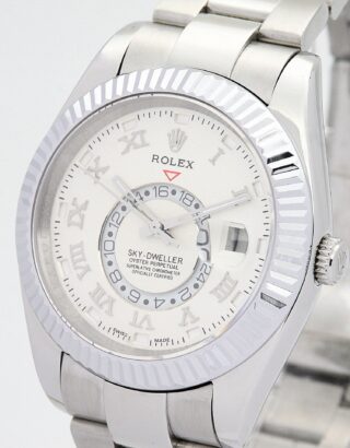 Sky-Dweller White Dial 326938 Angle Detail