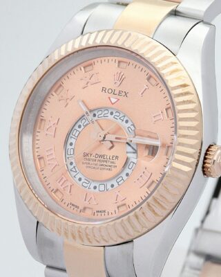 Sky-Dweller Champagne Dial 326938-3 Angle Detail