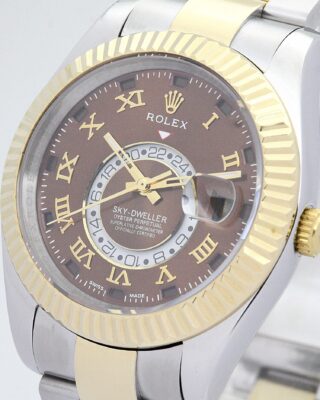 Sky-Dweller Brown Dial 326938-2 Angle Detail