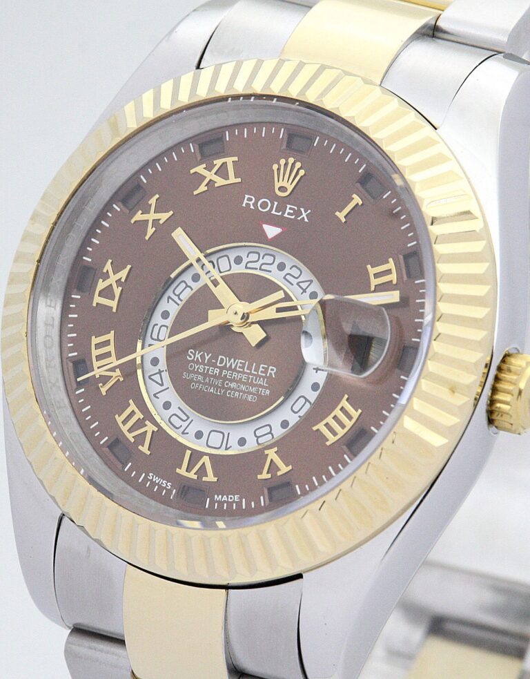 Sky-Dweller Brown Dial 326938-2 Angle Detail