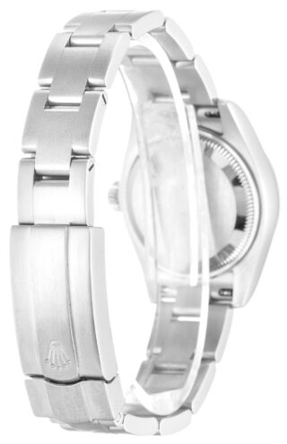 Oyster Perpetual Lady White Dial 176234 Angle Detail