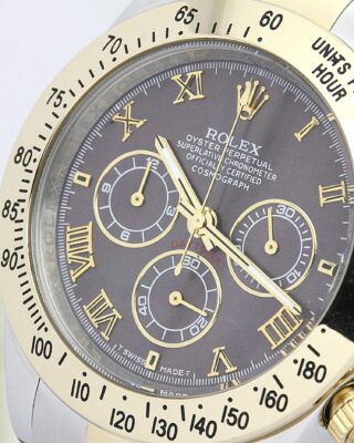Daytona Dark brown Dial 116523 Angle Detail