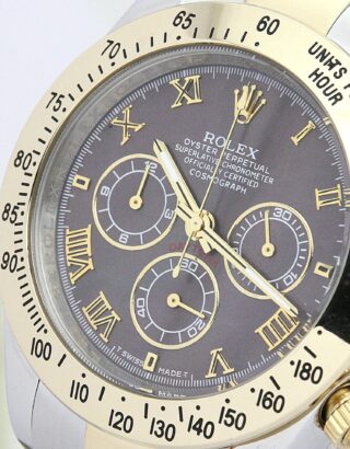 Daytona Dark brown Dial 116523 Angle Detail