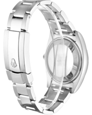 Oyster Perpetual Date Silver Dial 115210 Angle Detail