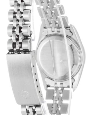 Oyster Perpetual Lady Silver Dial 67194 Angle Detail