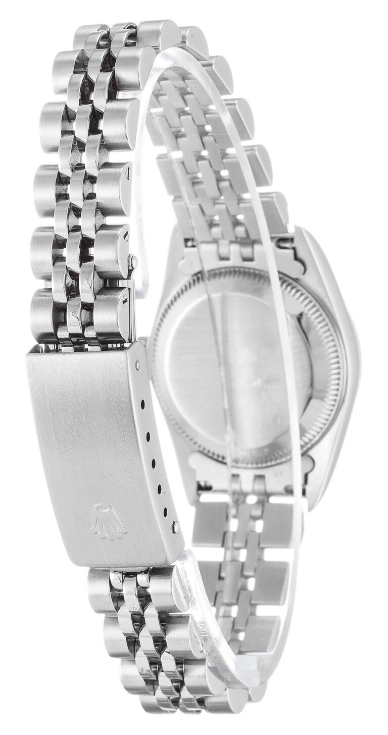 Oyster Perpetual Lady Silver Dial 67194 Angle Detail