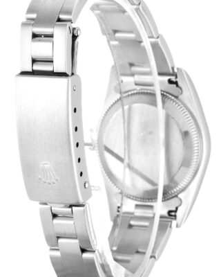 Oyster Perpetual Lady Blue Dial 76080 Angle Detail