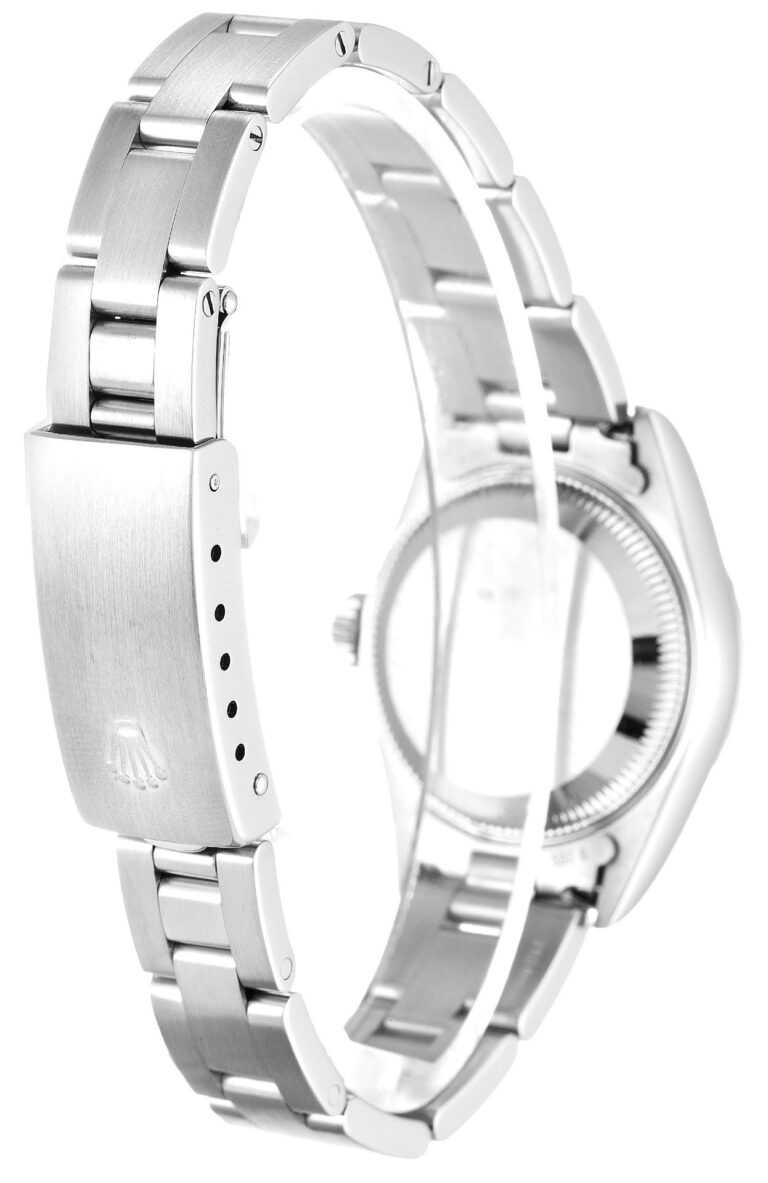 Oyster Perpetual Lady Blue Dial 79240 Angle Detail