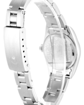 Oyster Perpetual Lady Black Dial 67180 Angle Detail