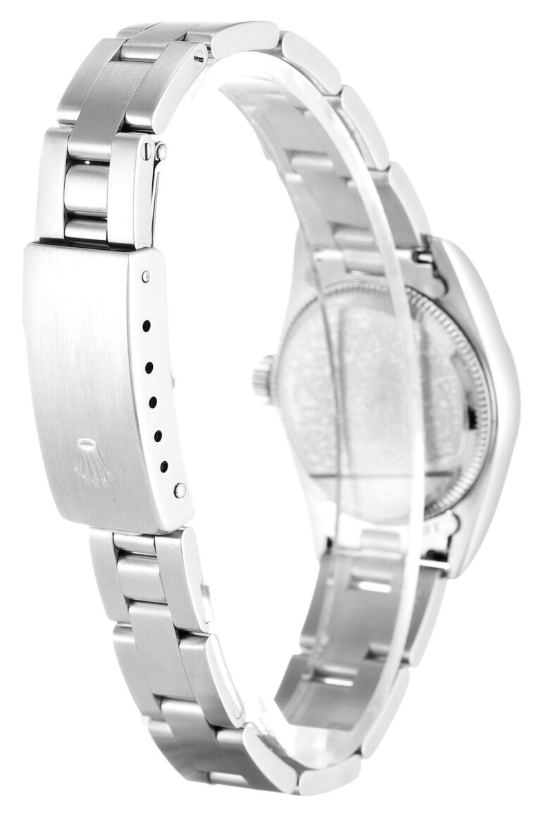 Oyster Perpetual Lady Black Dial 67180 Angle Detail