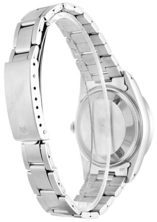 Oyster Perpetual Date Silver Dial 15210 Angle Detail