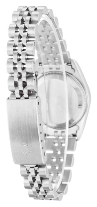 Oyster Perpetual Lady Silver Dial 76094 Angle Detail