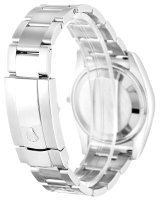 Oyster Perpetual Date White Dial 115234 Angle Detail