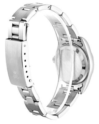 Oyster Perpetual Lady Silver Dial 67230 Angle Detail