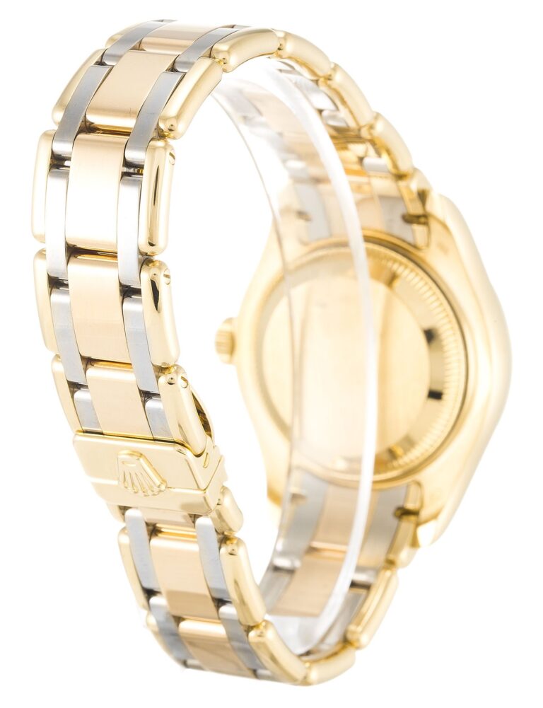 Pearlmaster Champagne Dial 80298 Angle Detail