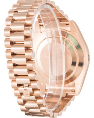 Day-Date II Rose Dial 218235 Angle Detail